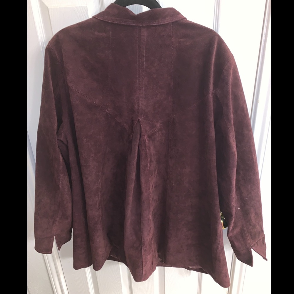 Plus size Suede jacket - Picture 3 of 4